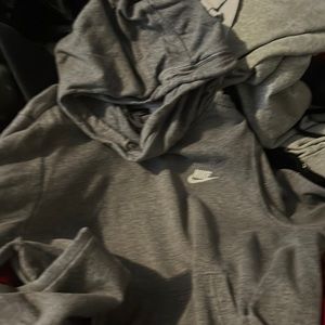 nike long neck hoodie